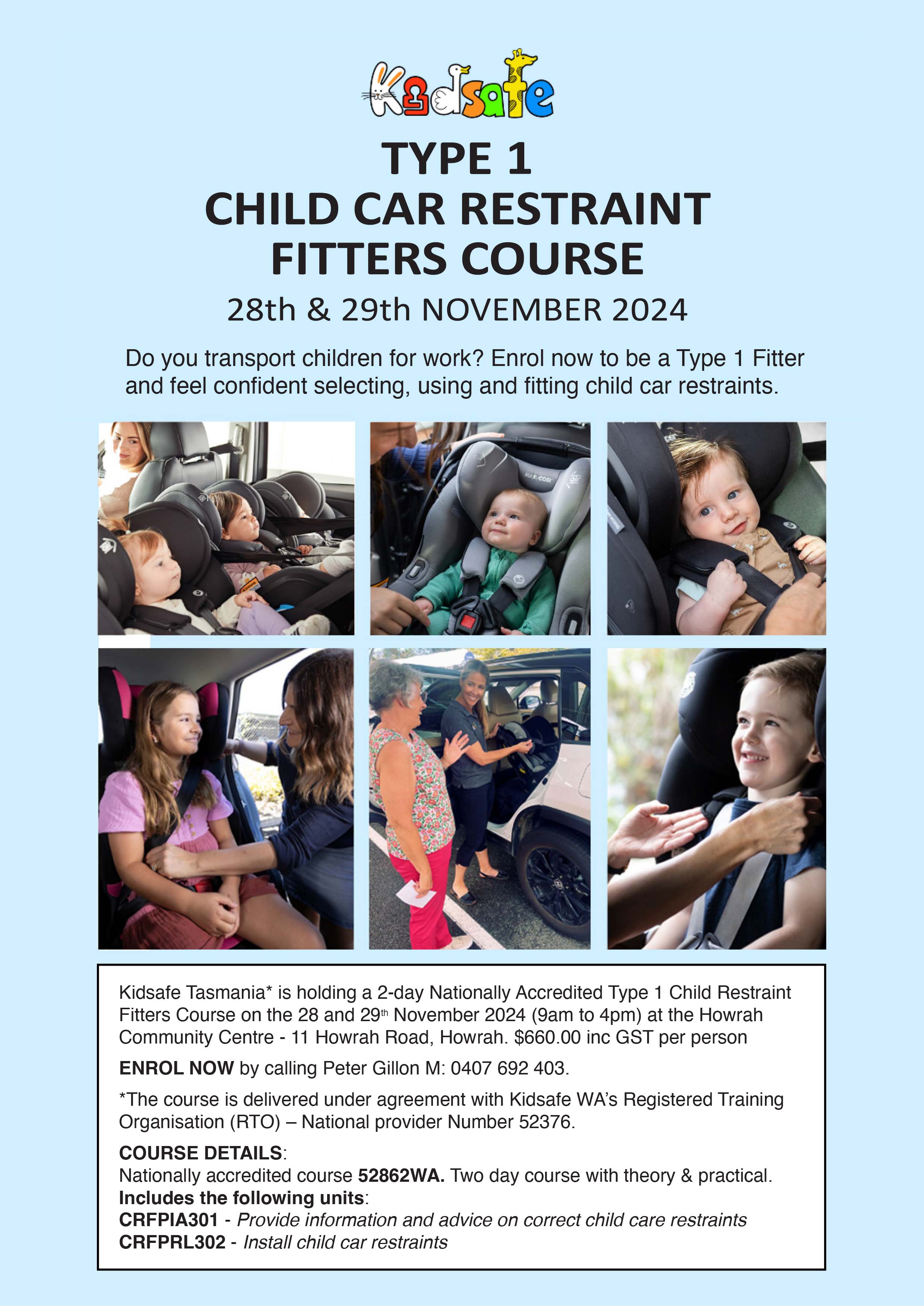 Child Restraint Fitters Course